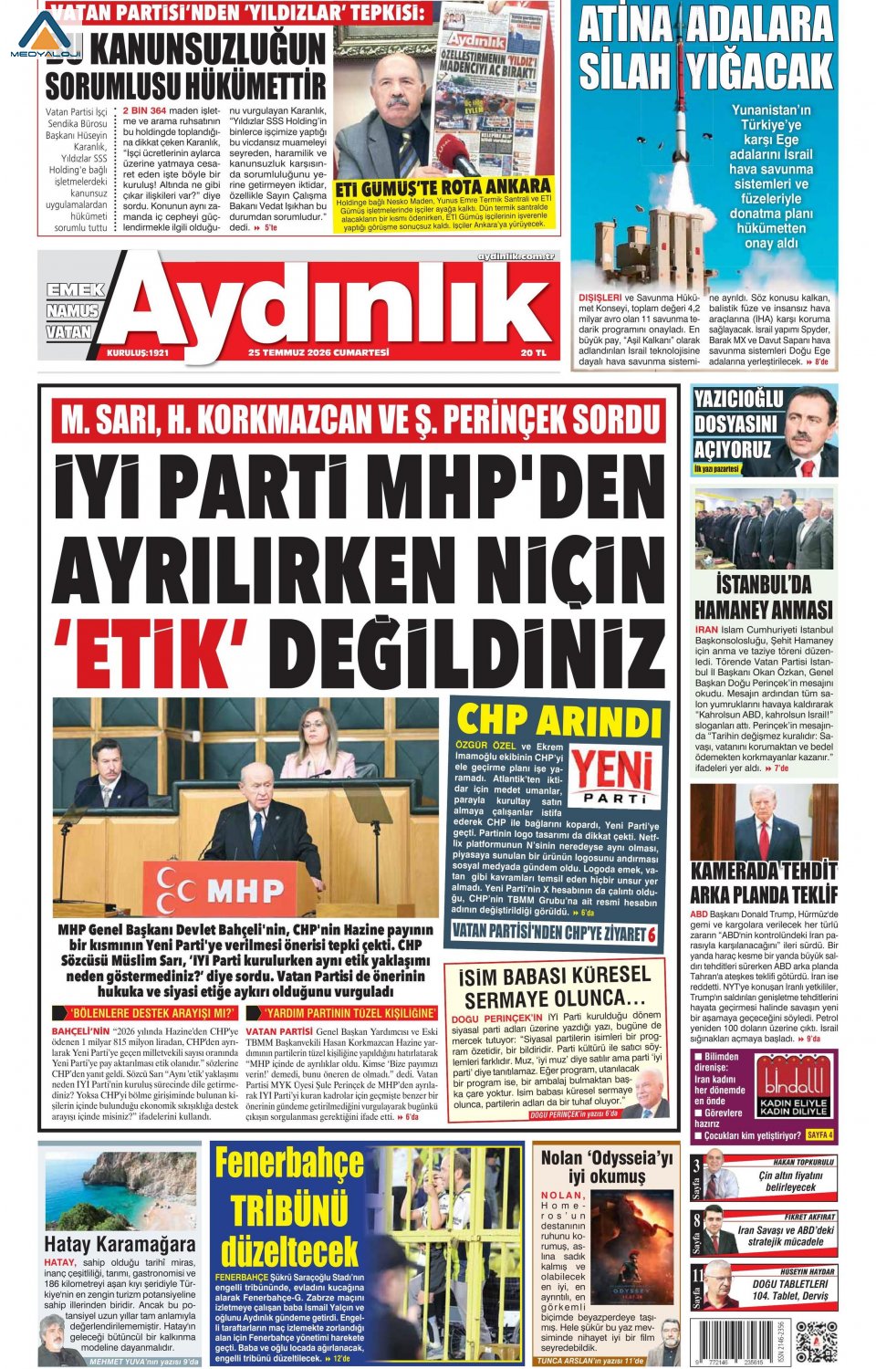Aydınlık Gazetesi