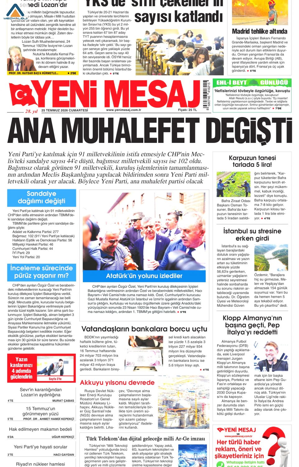 Yeni Mesaj