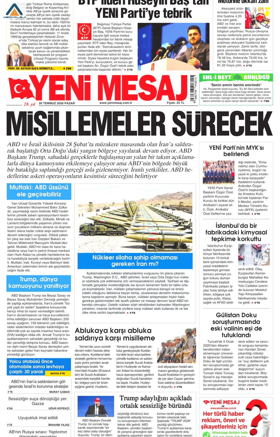 Yeni Mesaj