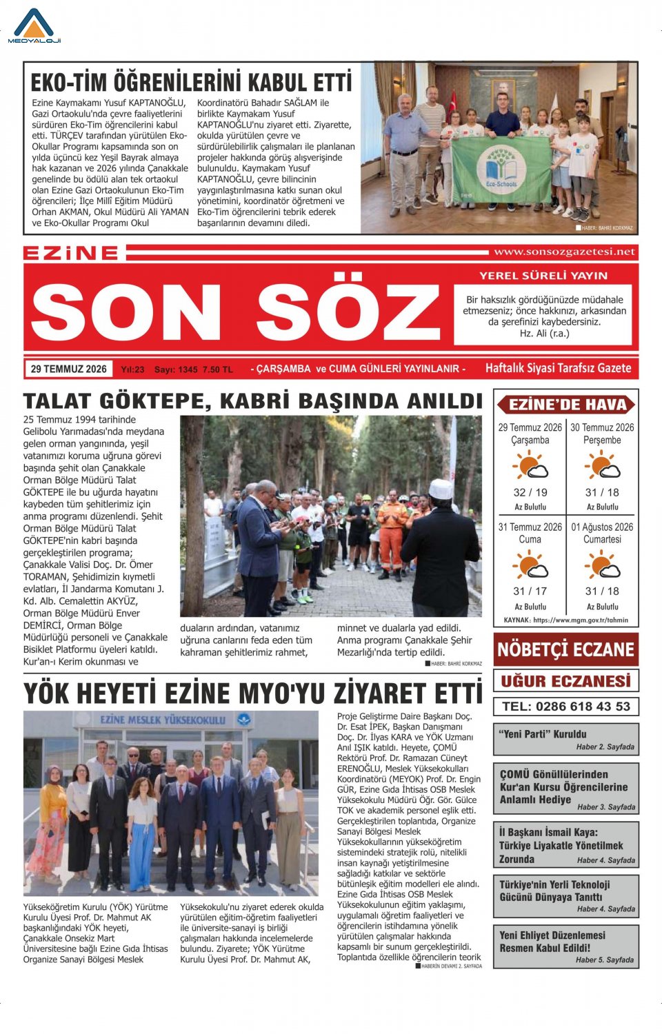 Ezine Son Söz Gazetesi