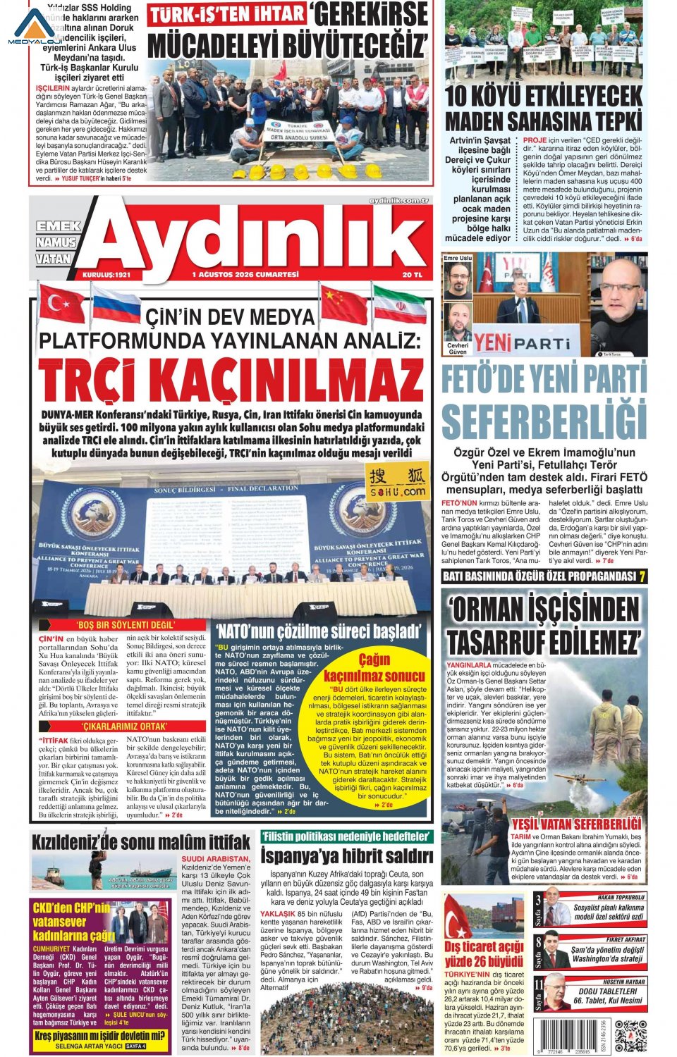 Aydınlık Gazetesi