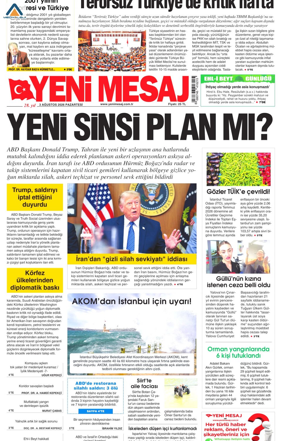 Yeni Mesaj