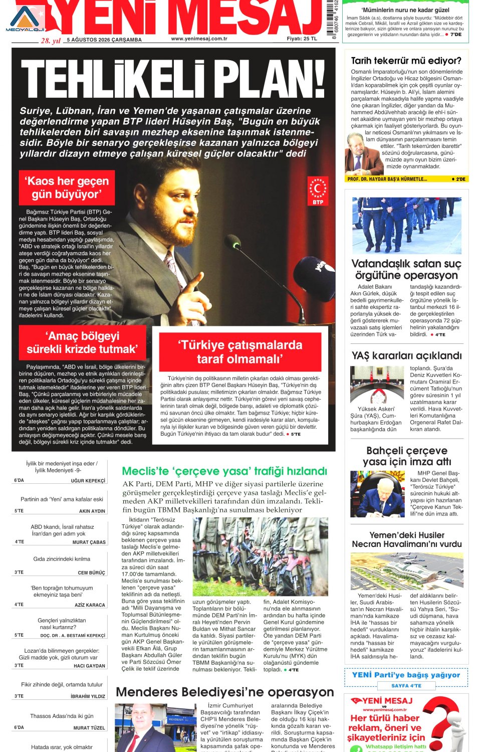Yeni Mesaj
