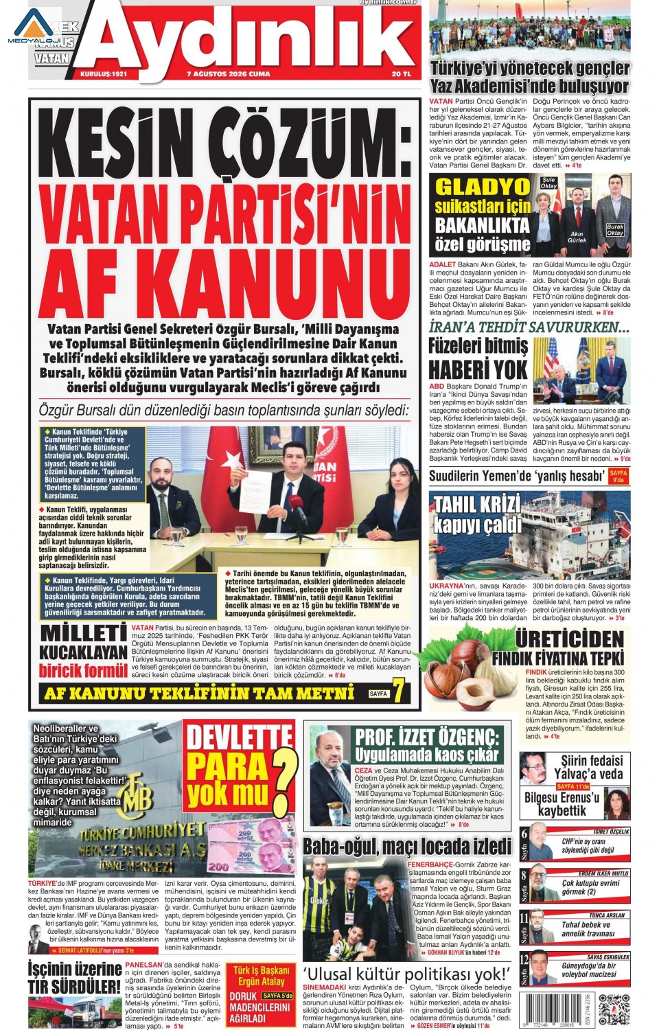 Aydınlık Gazetesi