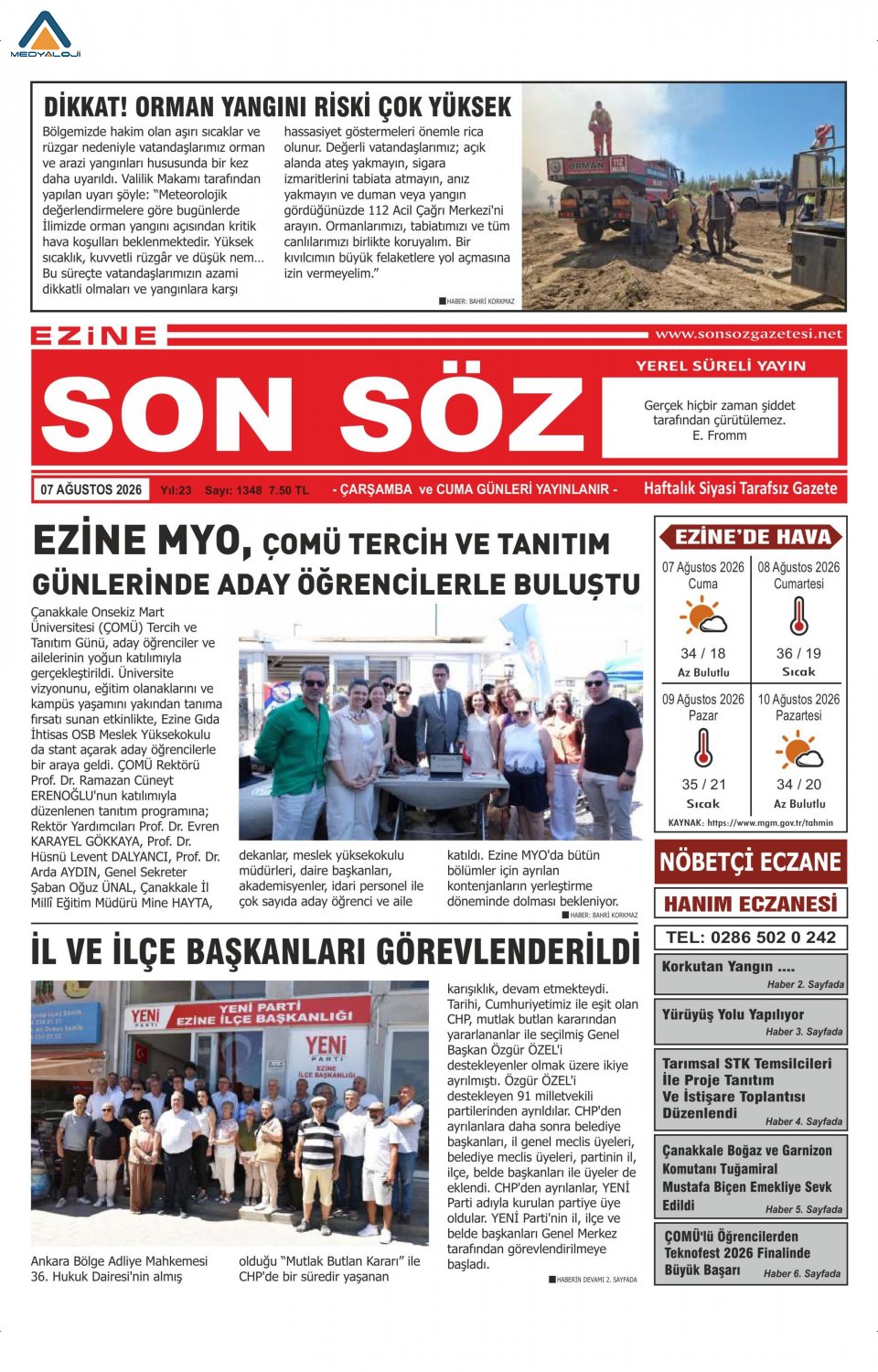 Ezine Son Söz Gazetesi