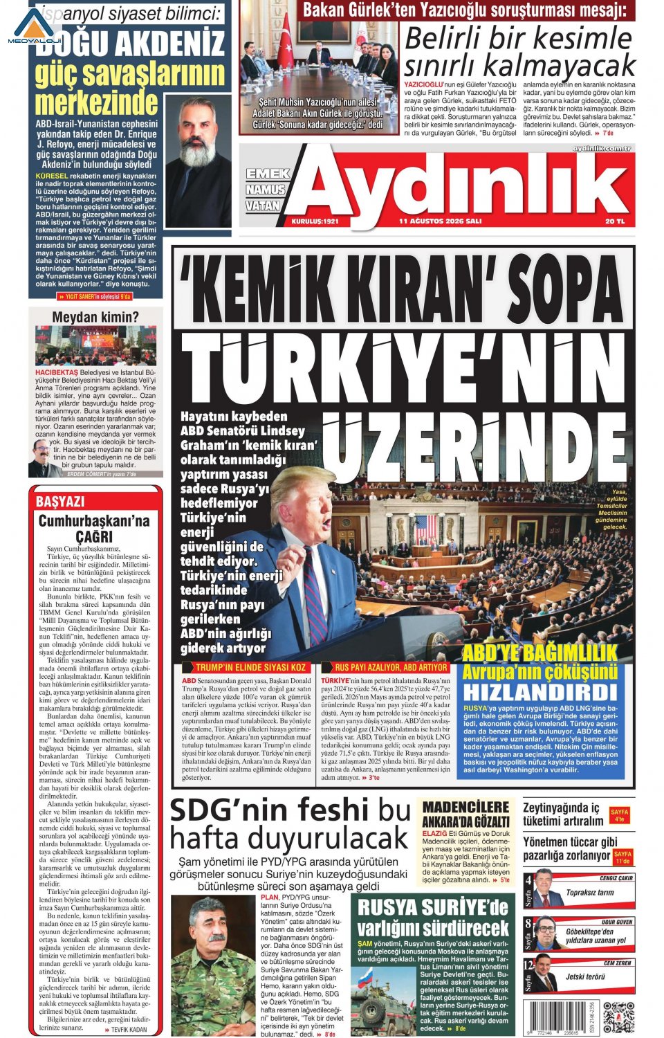 Aydınlık Gazetesi