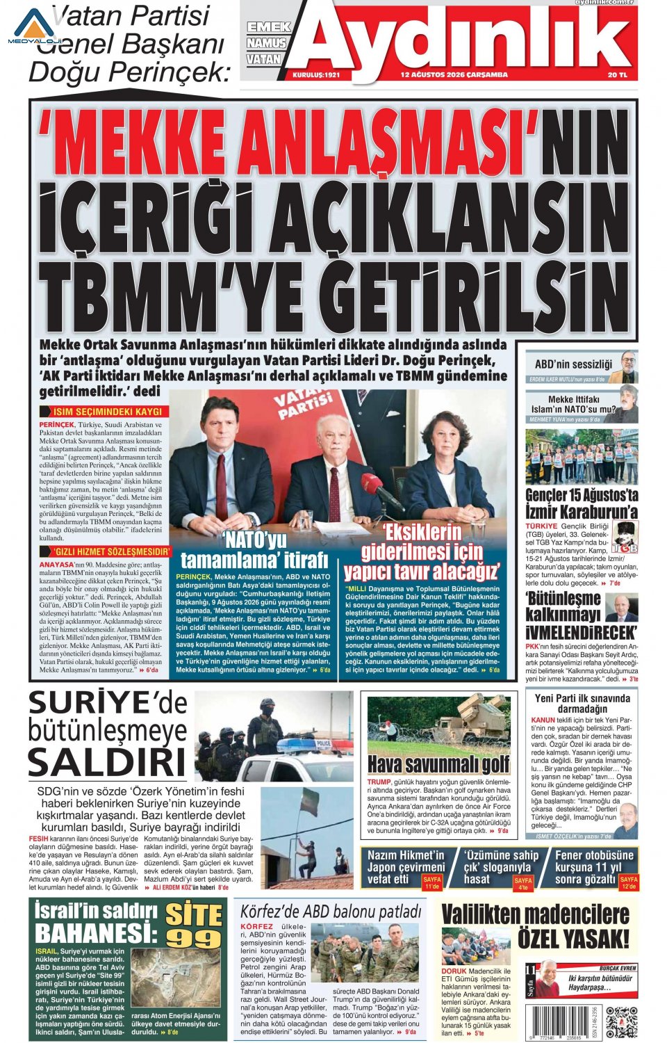 Aydınlık Gazetesi