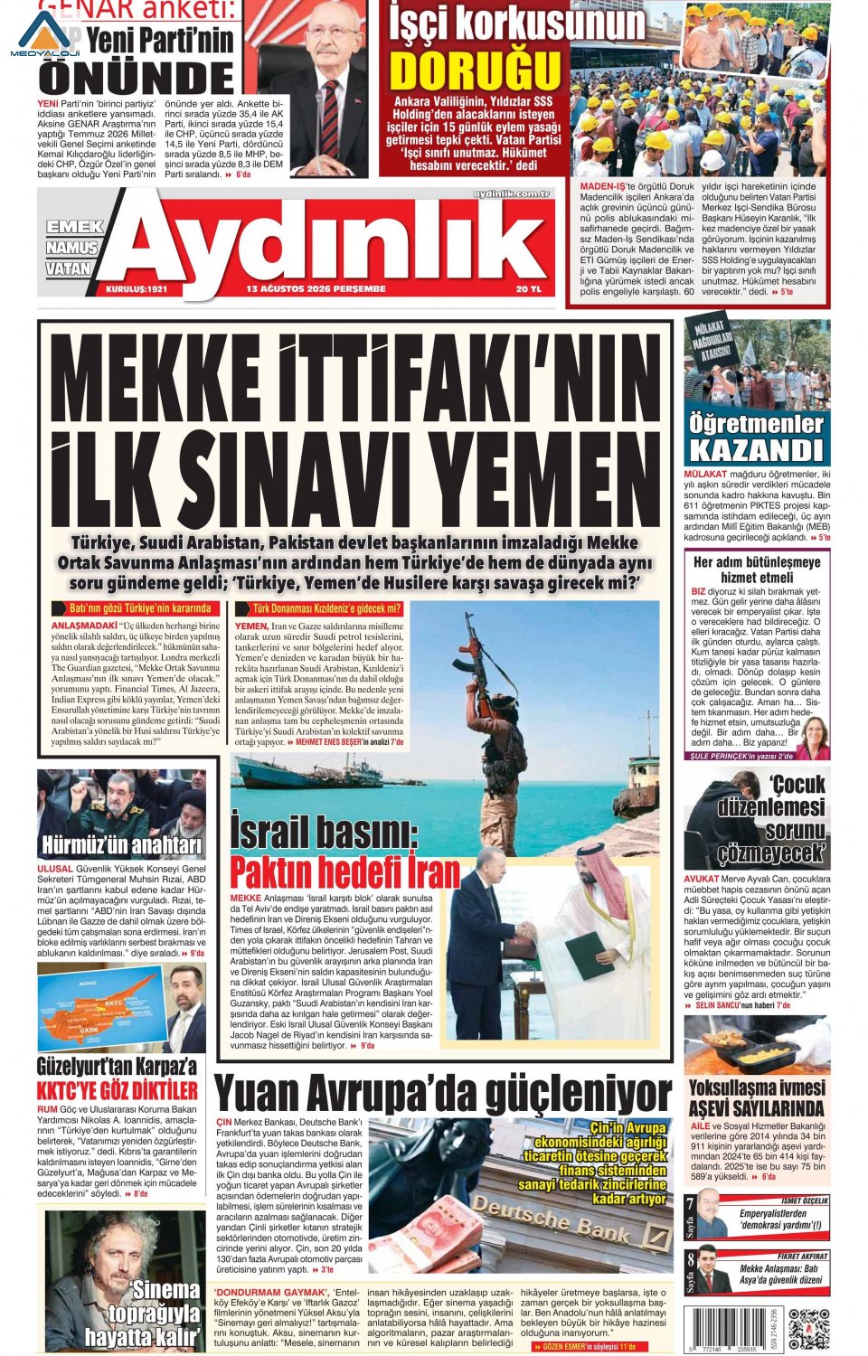 Aydınlık Gazetesi