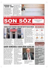 Ezine Son Söz Gazetesi Gazetesi