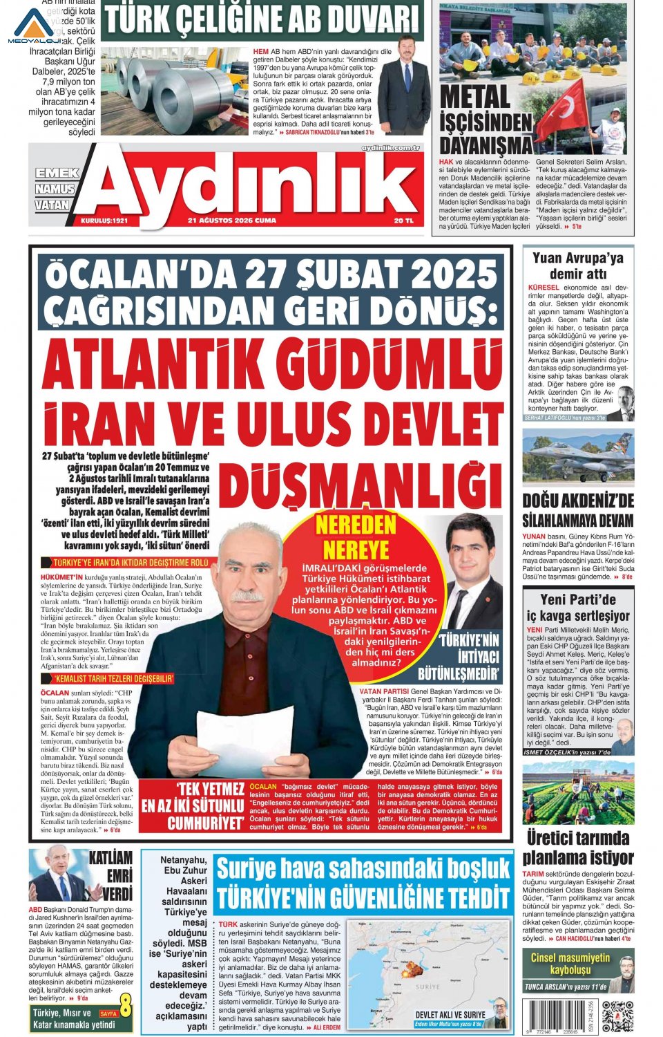Aydınlık Gazetesi