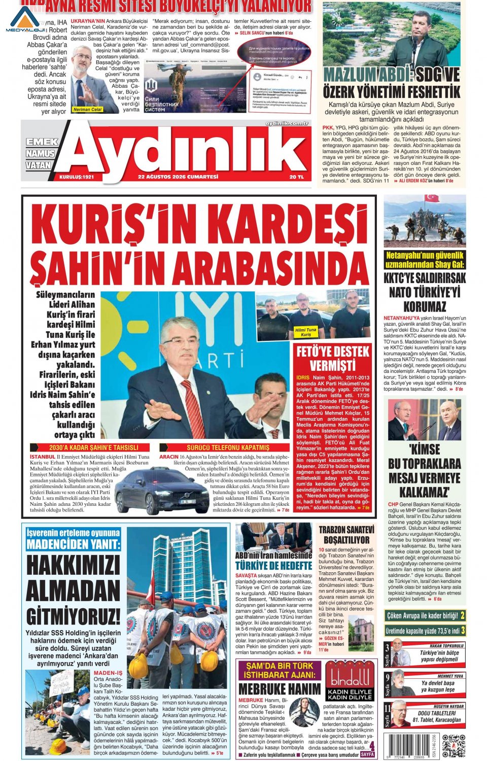 Aydınlık Gazetesi