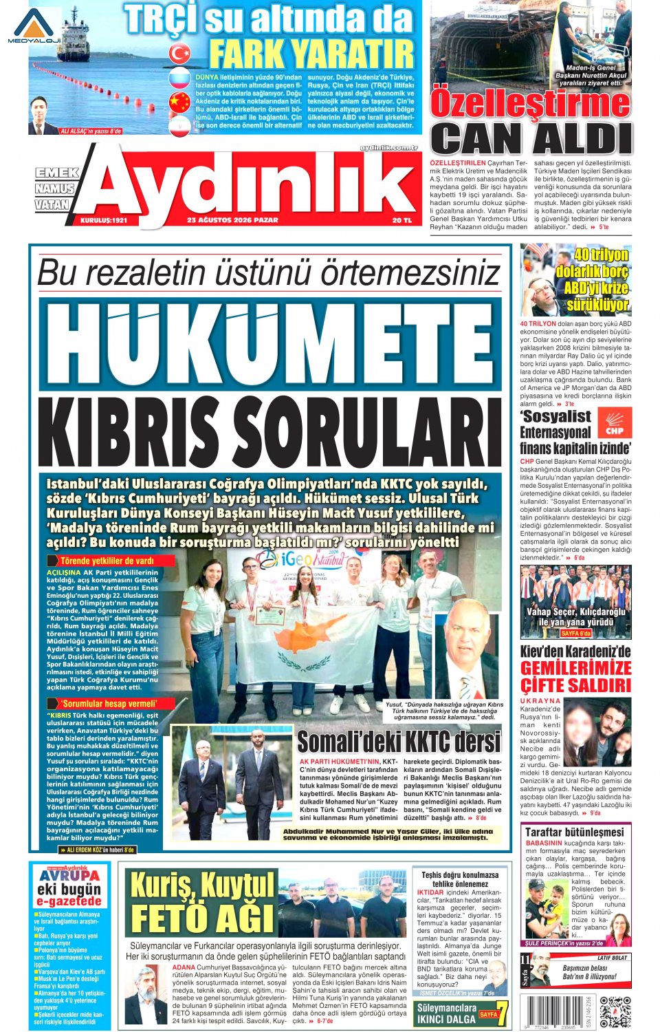 Aydınlık Gazetesi