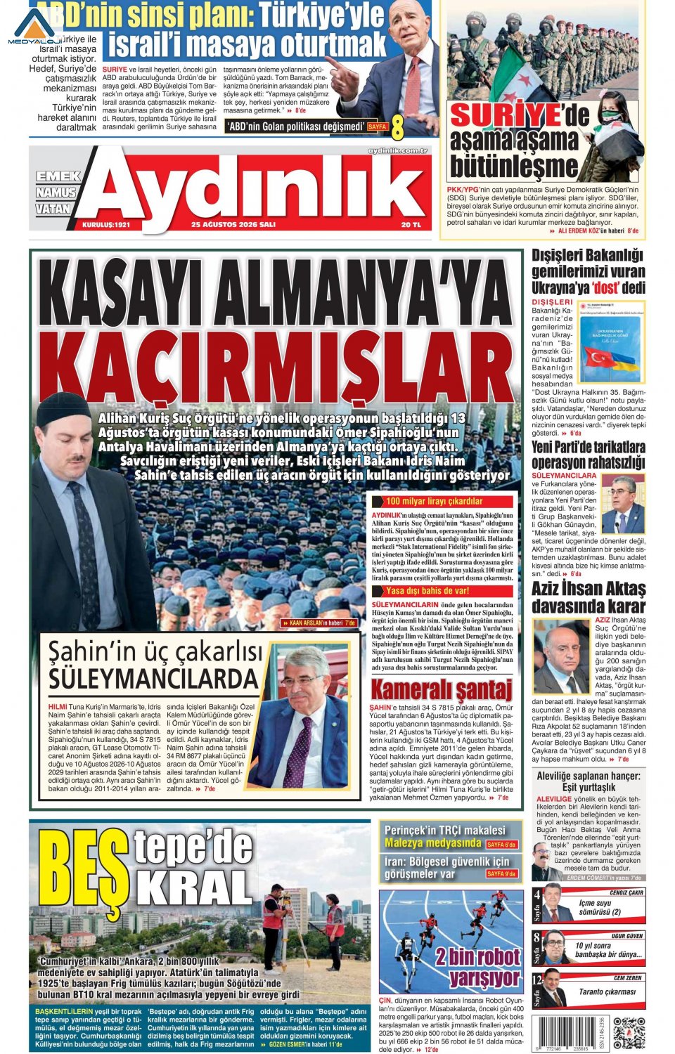 Aydınlık Gazetesi