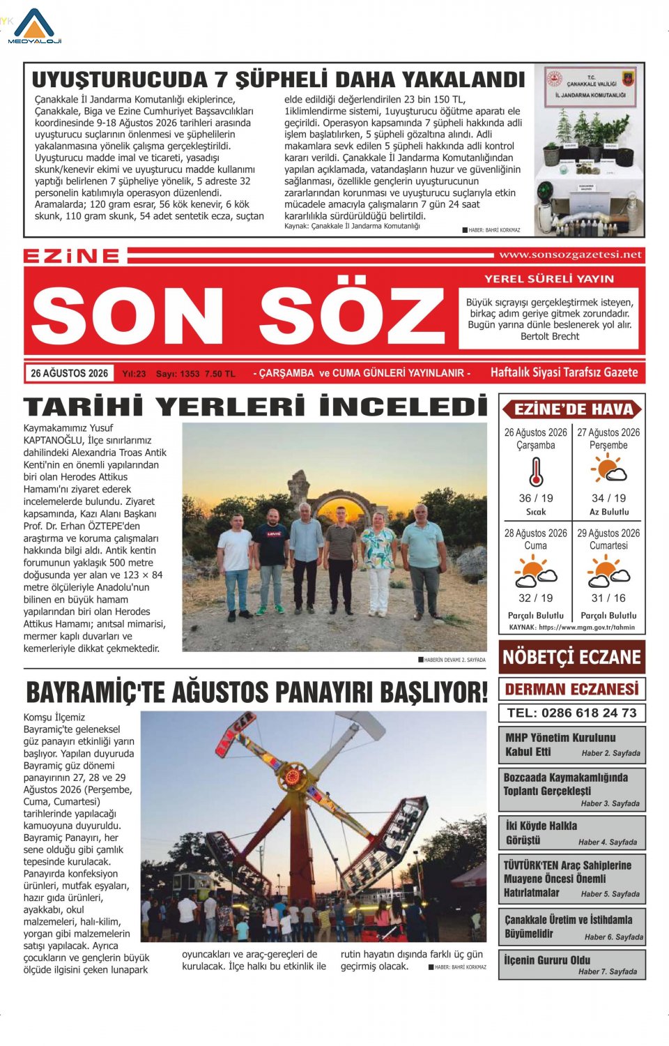 Ezine Son Söz Gazetesi