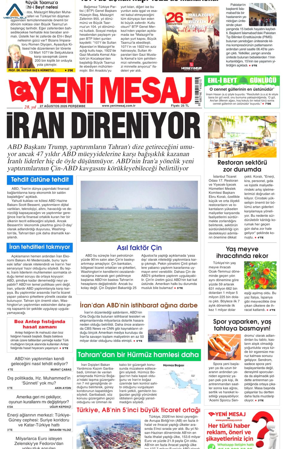 Yeni Mesaj
