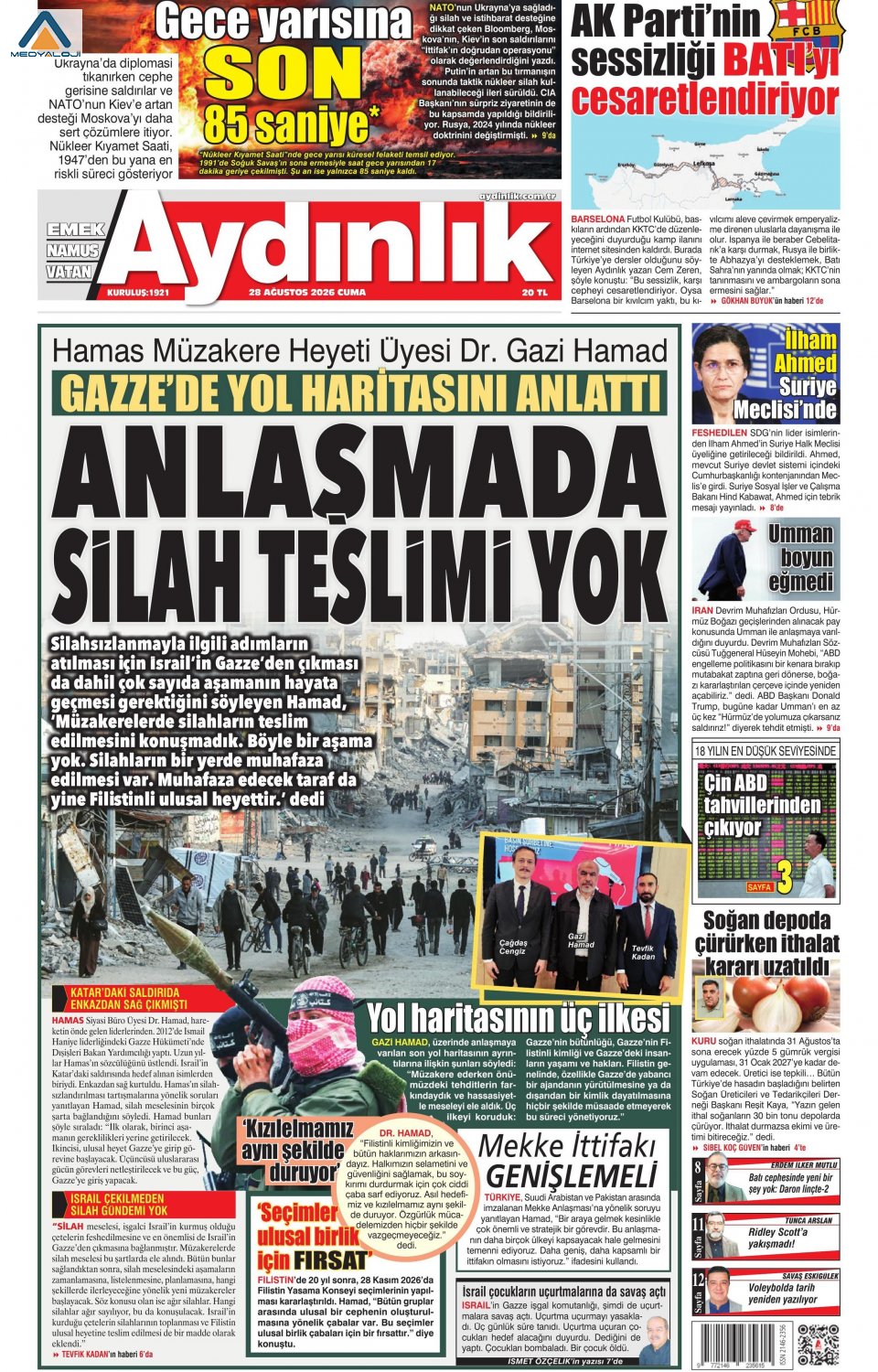 Aydınlık Gazetesi