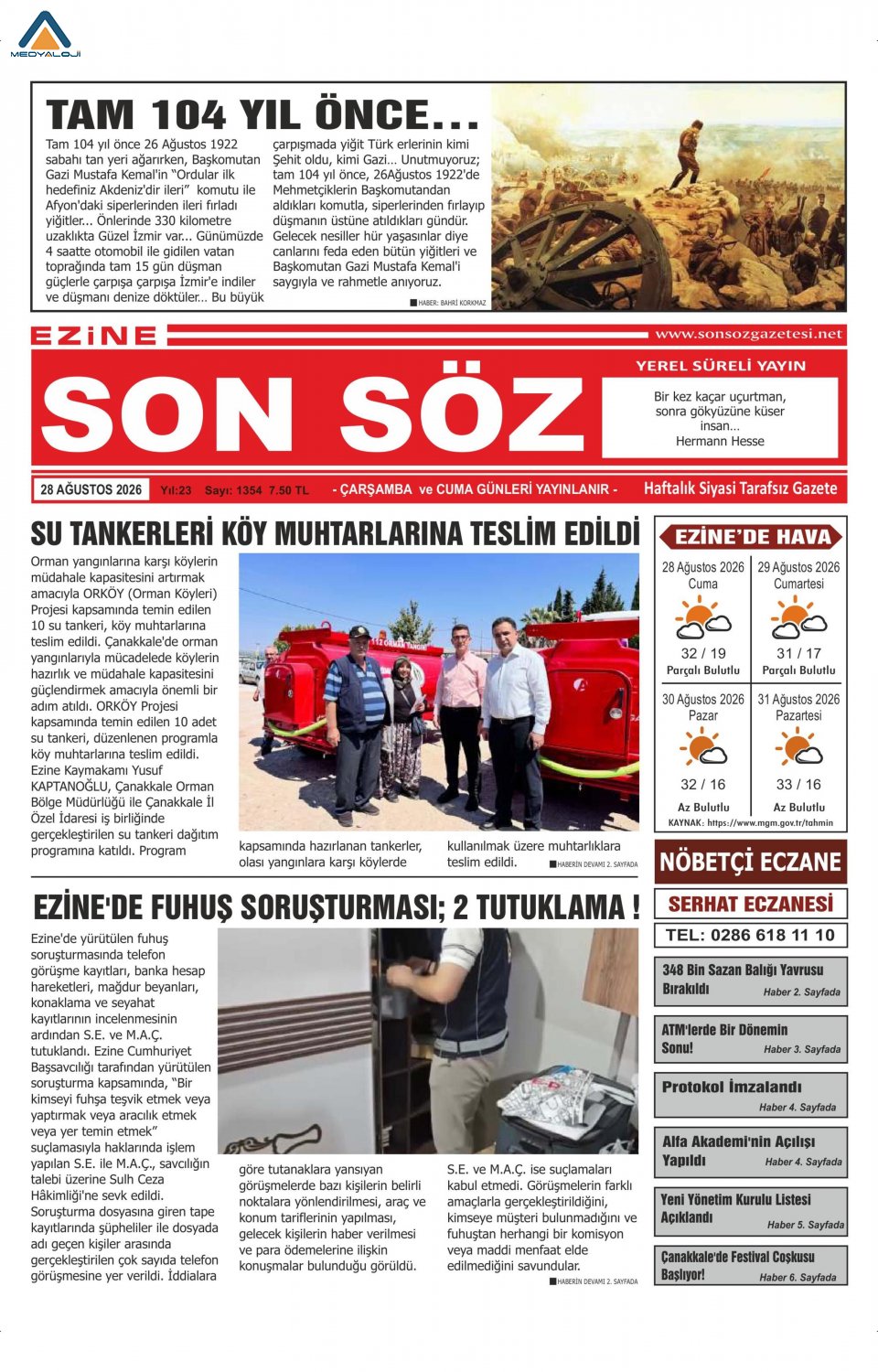 Ezine Son Söz Gazetesi