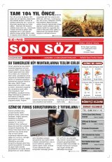 Ezine Son Söz Gazetesi Gazetesi