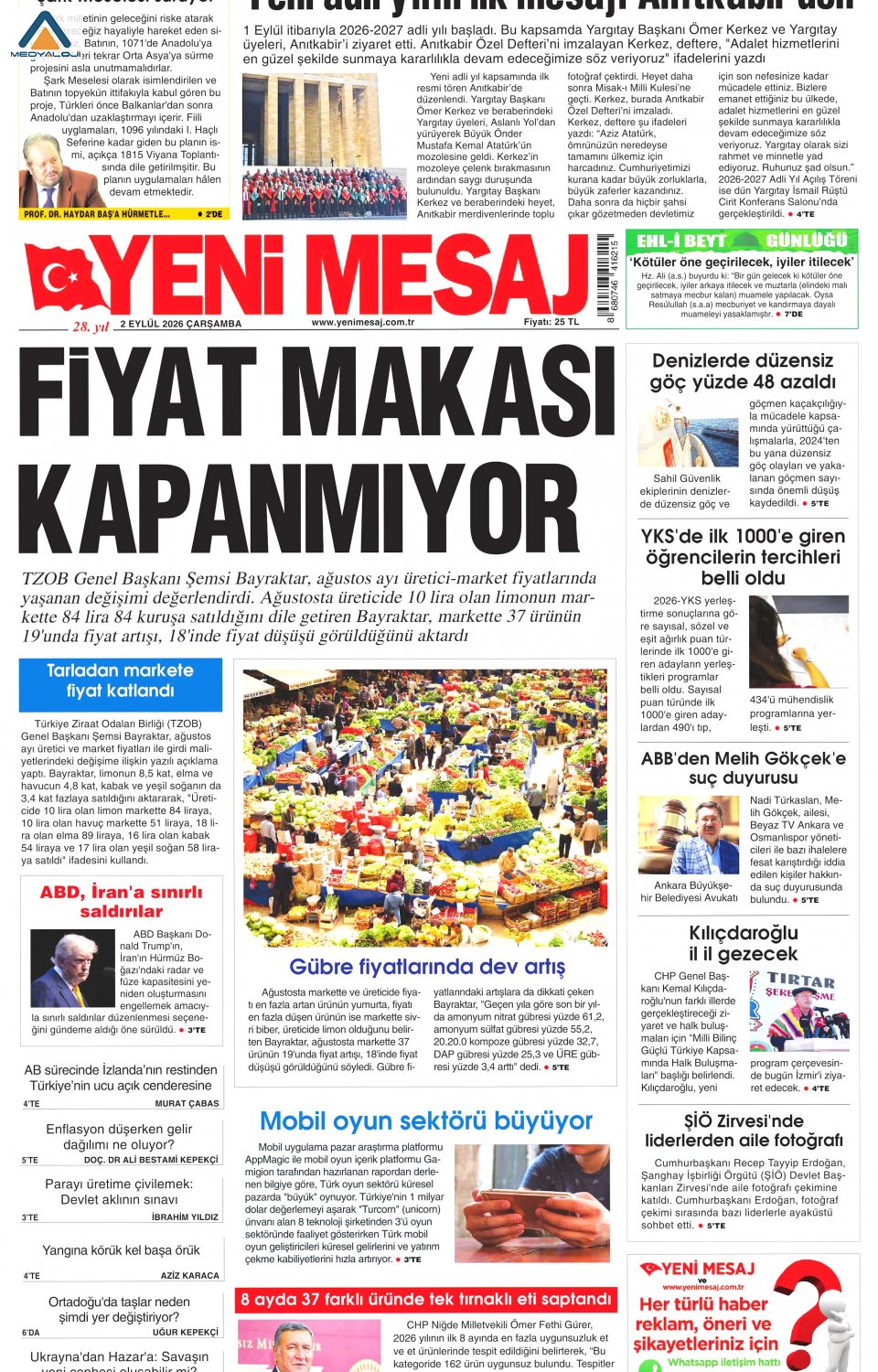 Yeni Mesaj