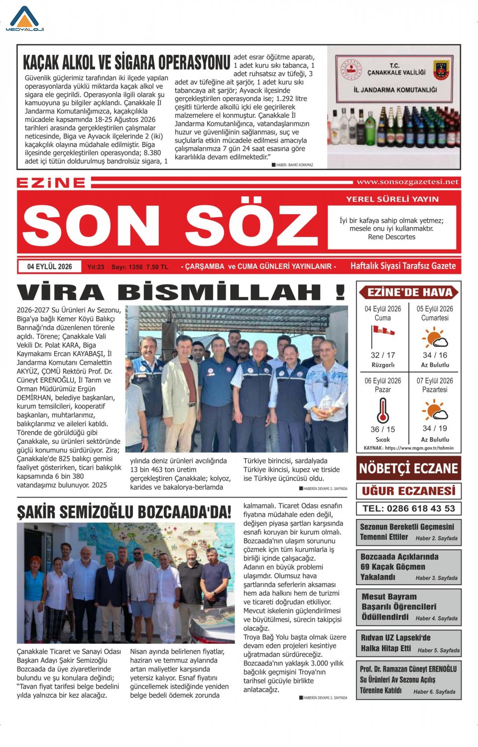 Ezine Son Söz Gazetesi