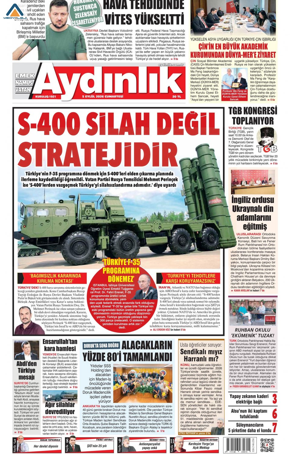 Aydınlık Gazetesi