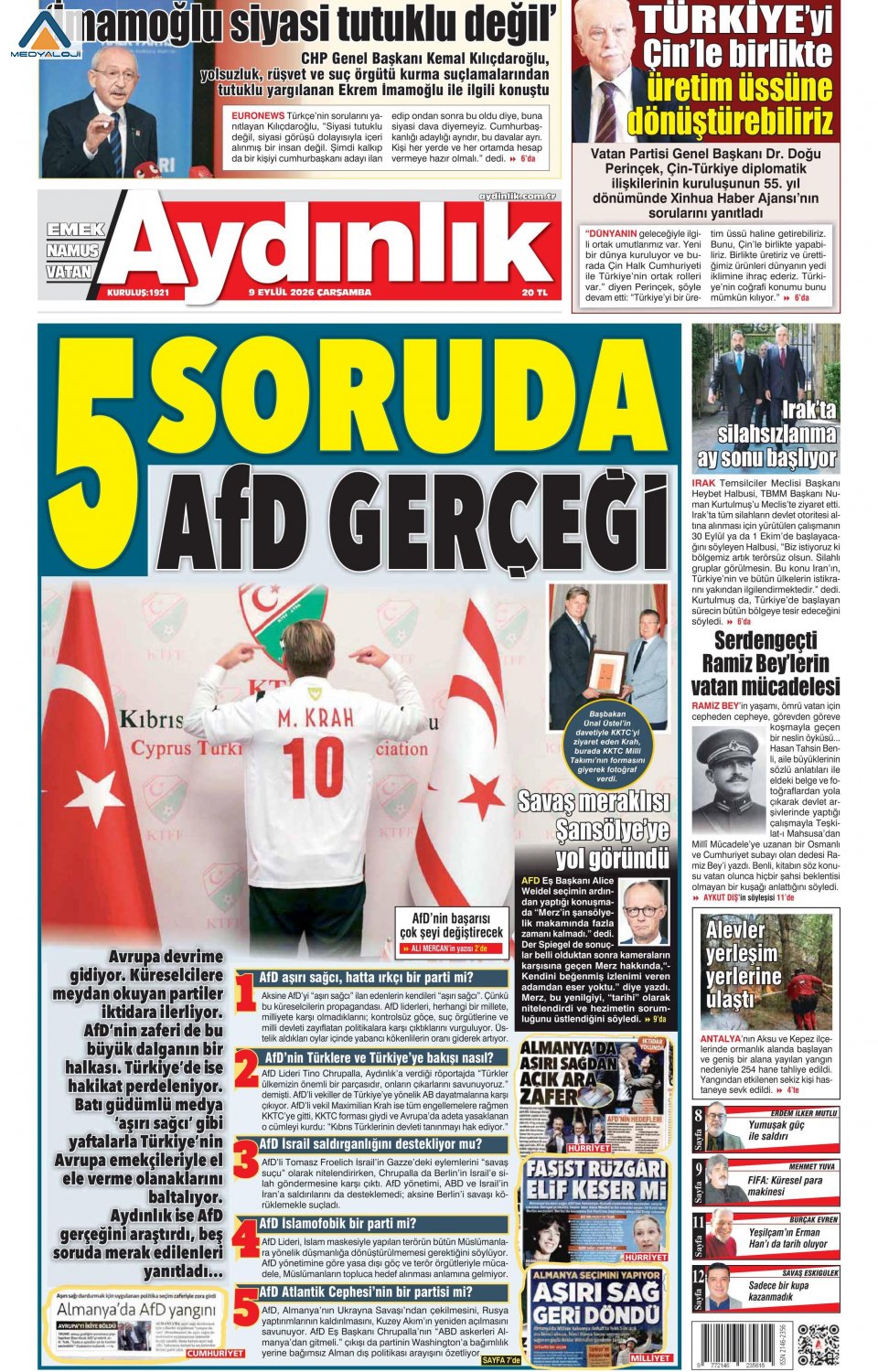 Aydınlık Gazetesi