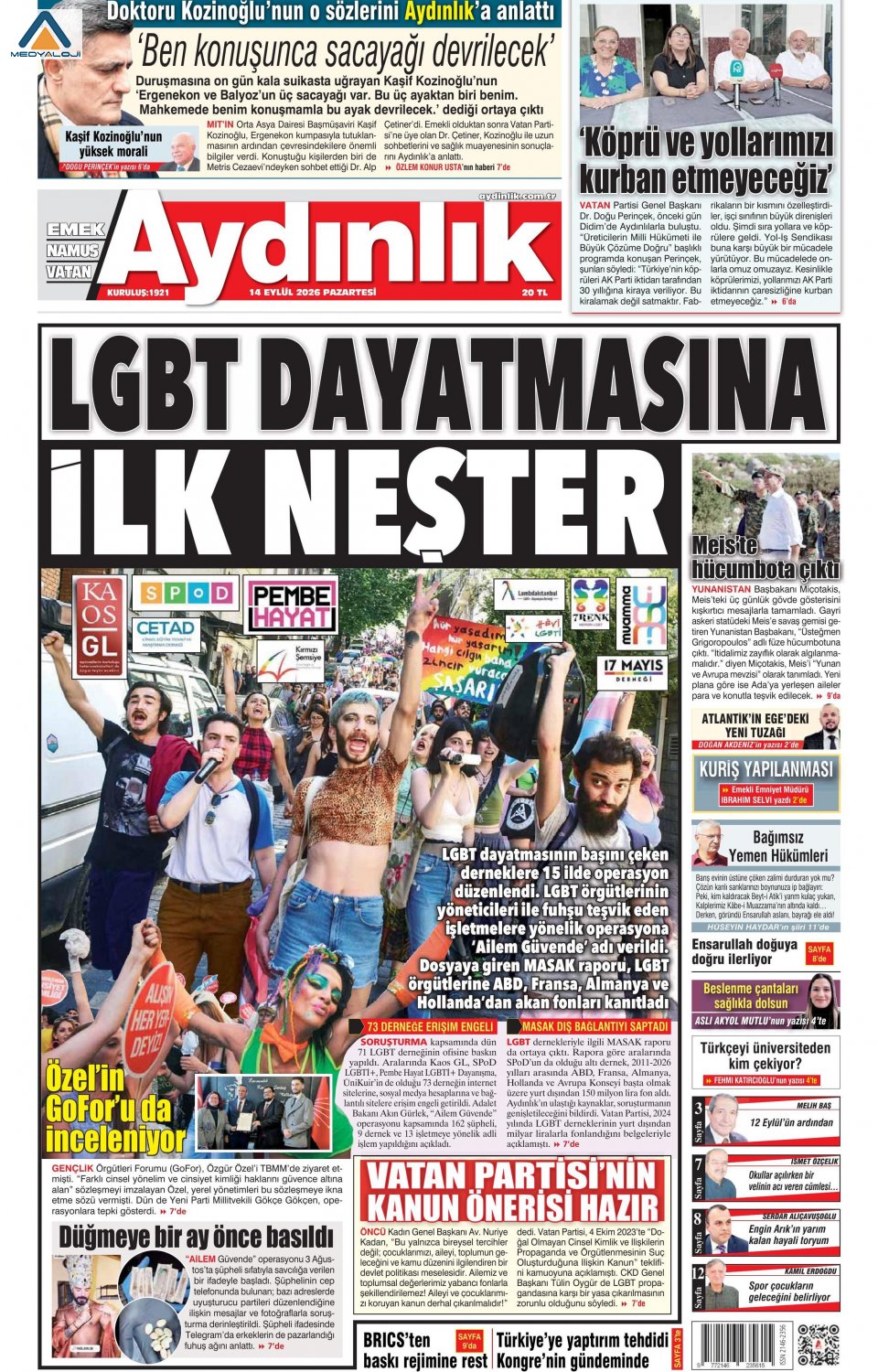 Aydınlık Gazetesi