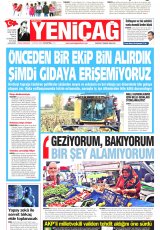 Türkiye' de Yeniçağ Gazetesi