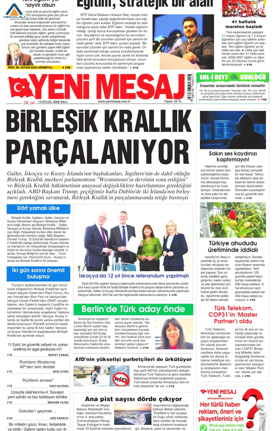 Yeni Mesaj