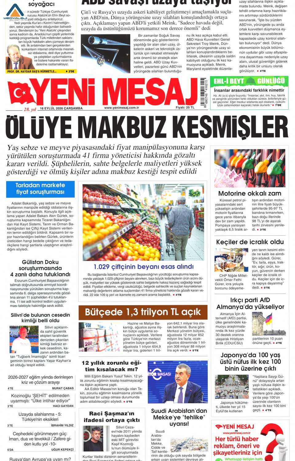 Yeni Mesaj