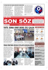Ezine Son Söz Gazetesi Gazetesi
