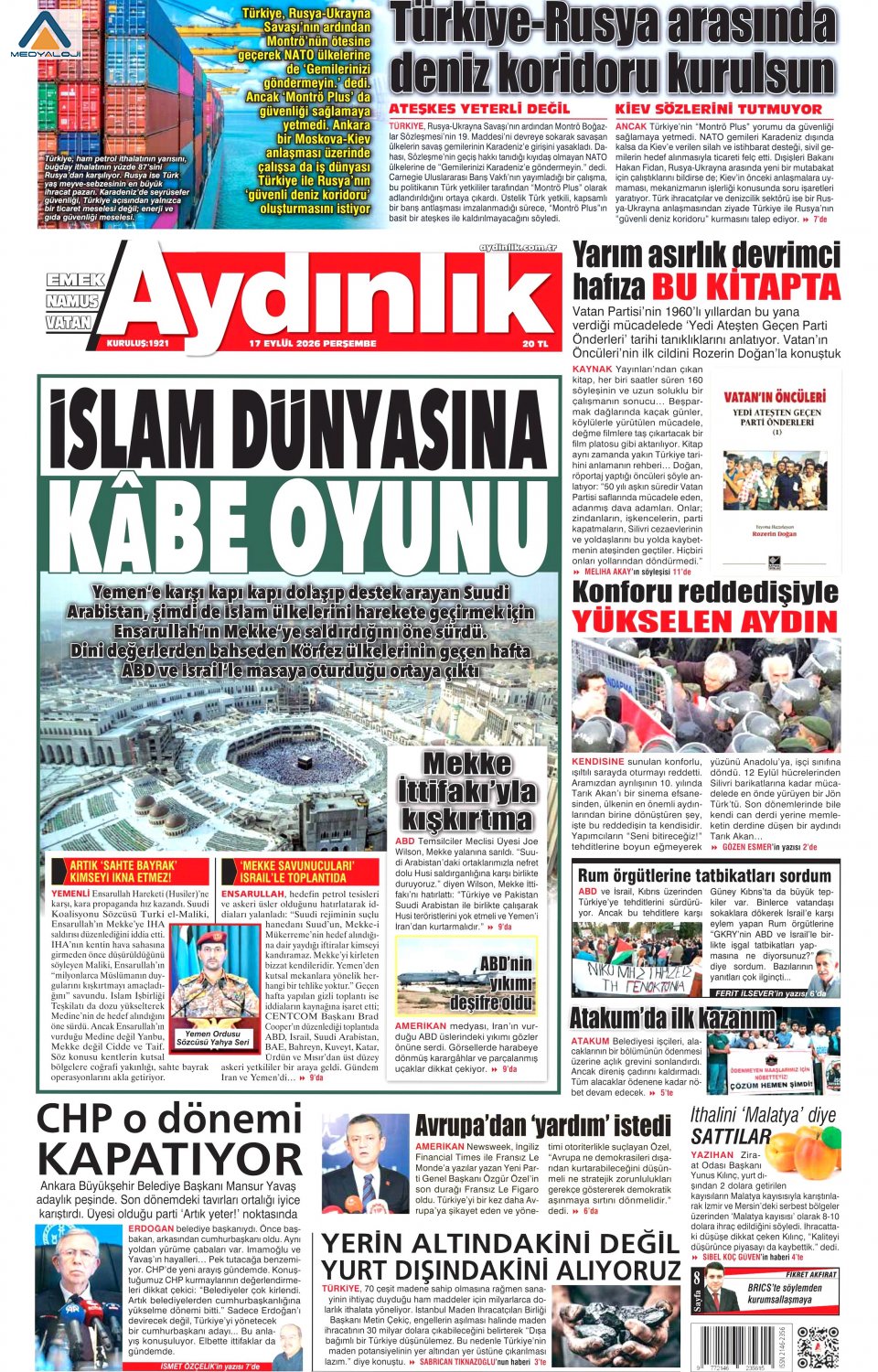 Aydınlık Gazetesi