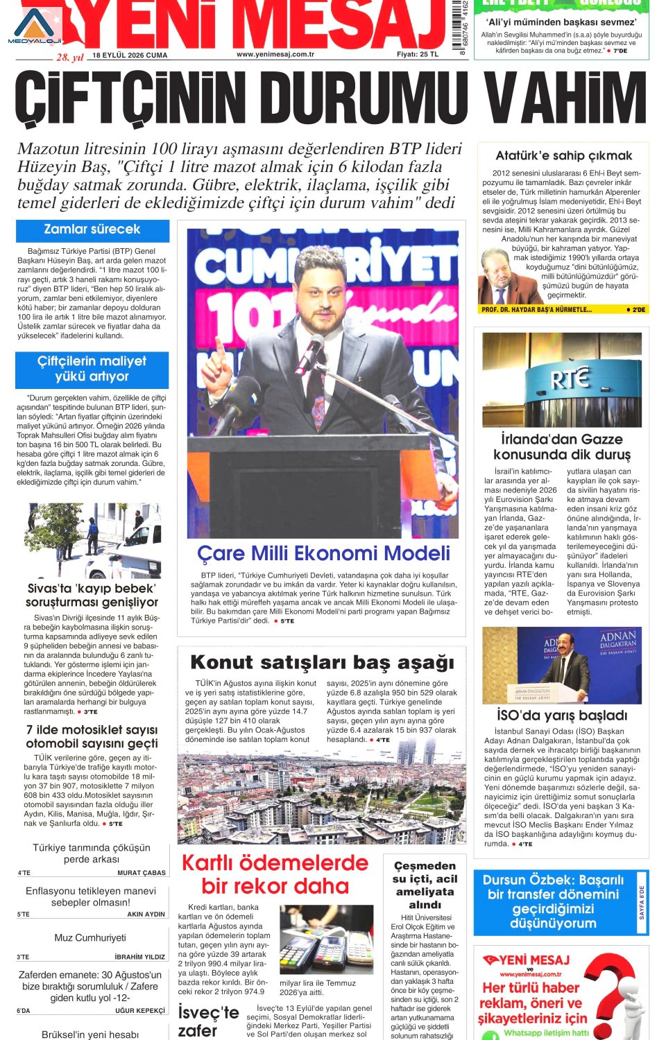 Yeni Mesaj
