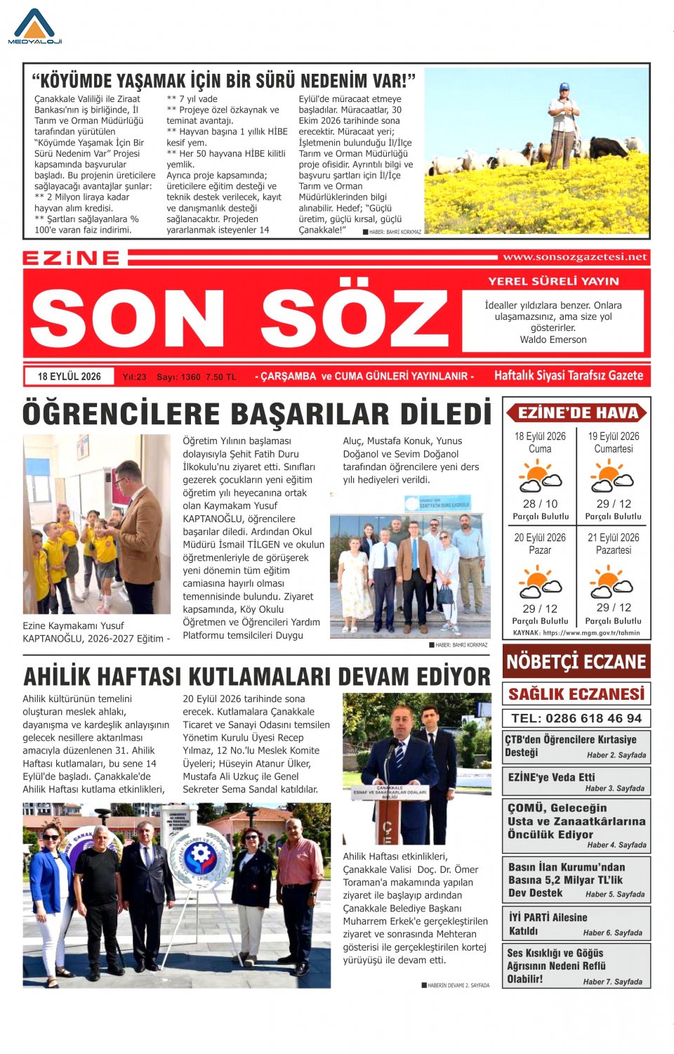 Ezine Son Söz Gazetesi