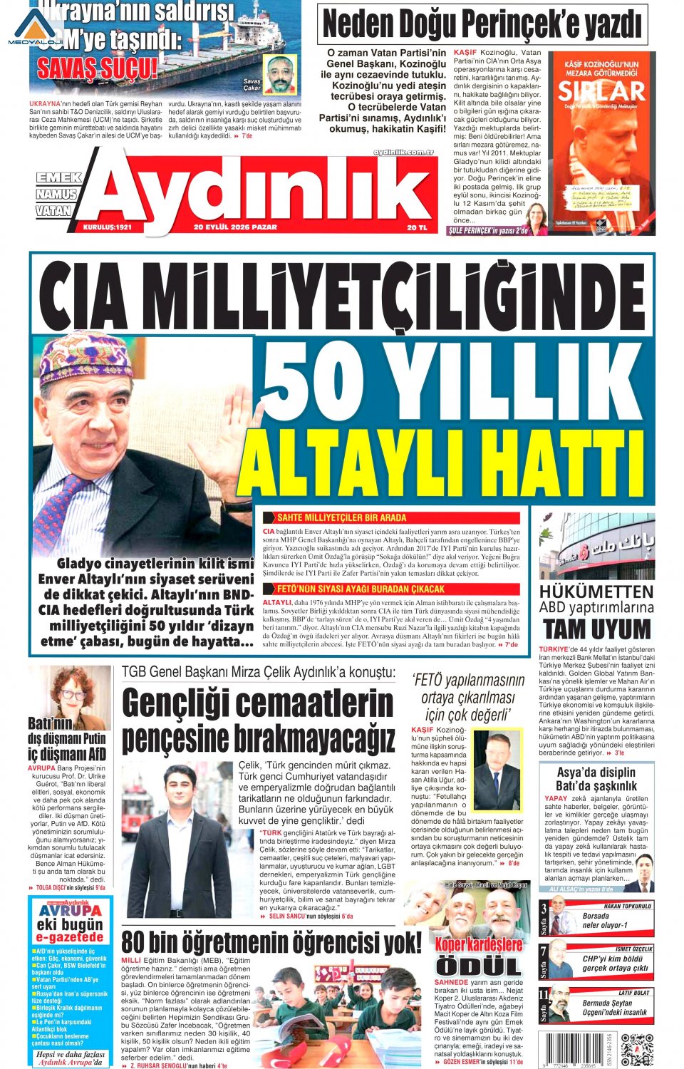 Aydınlık Gazetesi