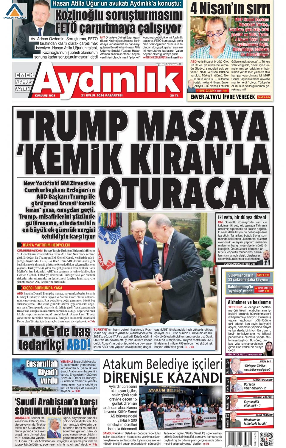 Aydınlık Gazetesi