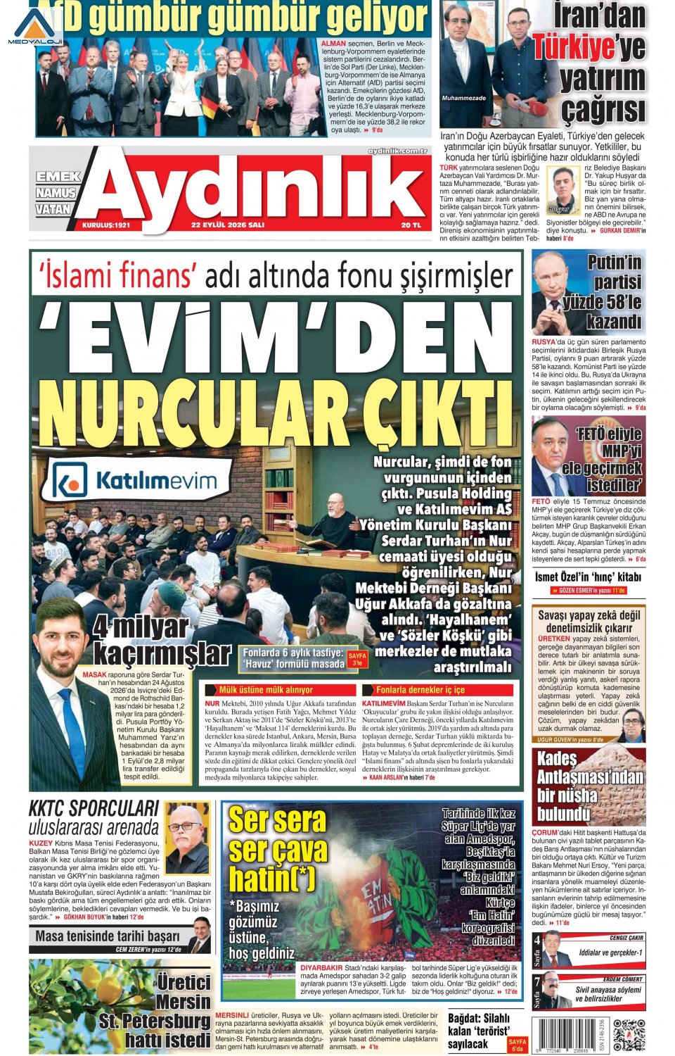 Aydınlık Gazetesi