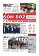 Ezine Son Söz Gazetesi Gazetesi