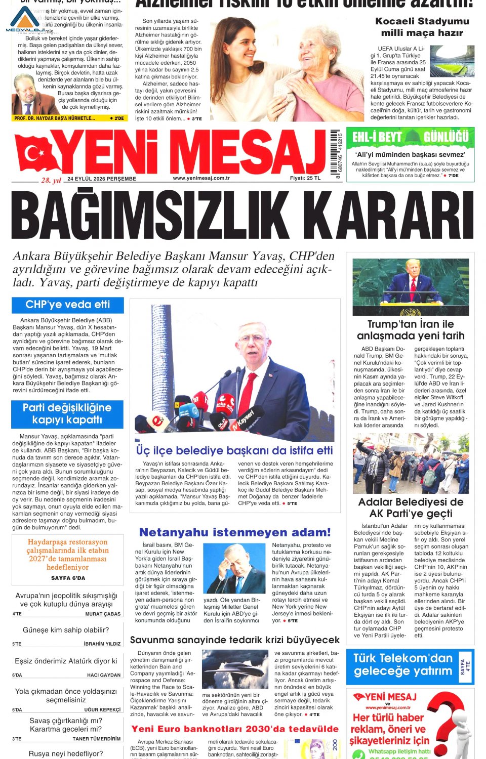 Yeni Mesaj