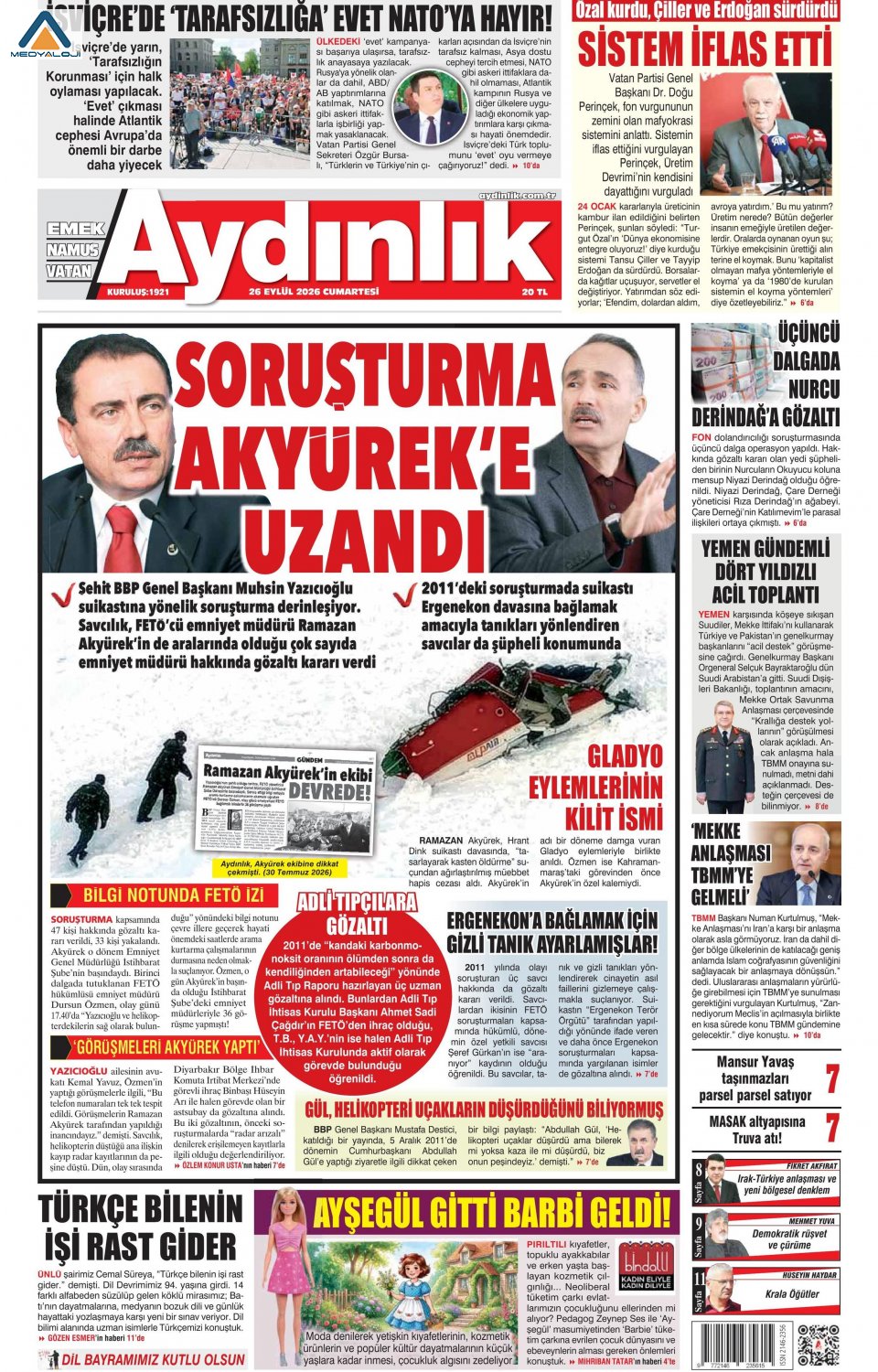 Aydınlık Gazetesi