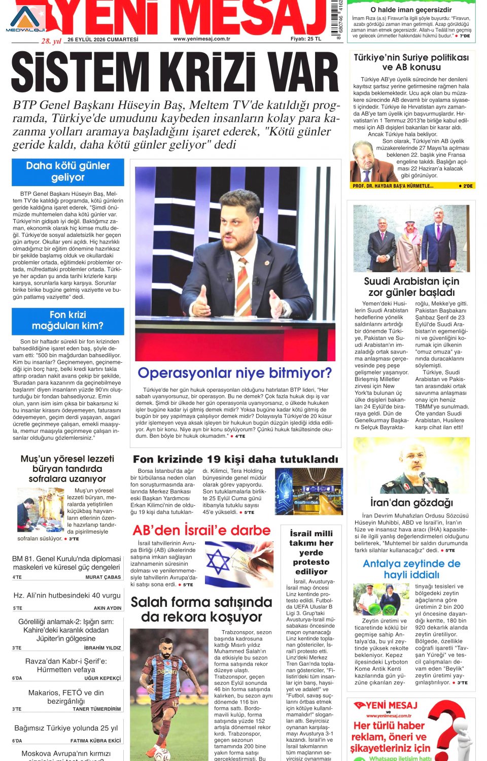 Yeni Mesaj