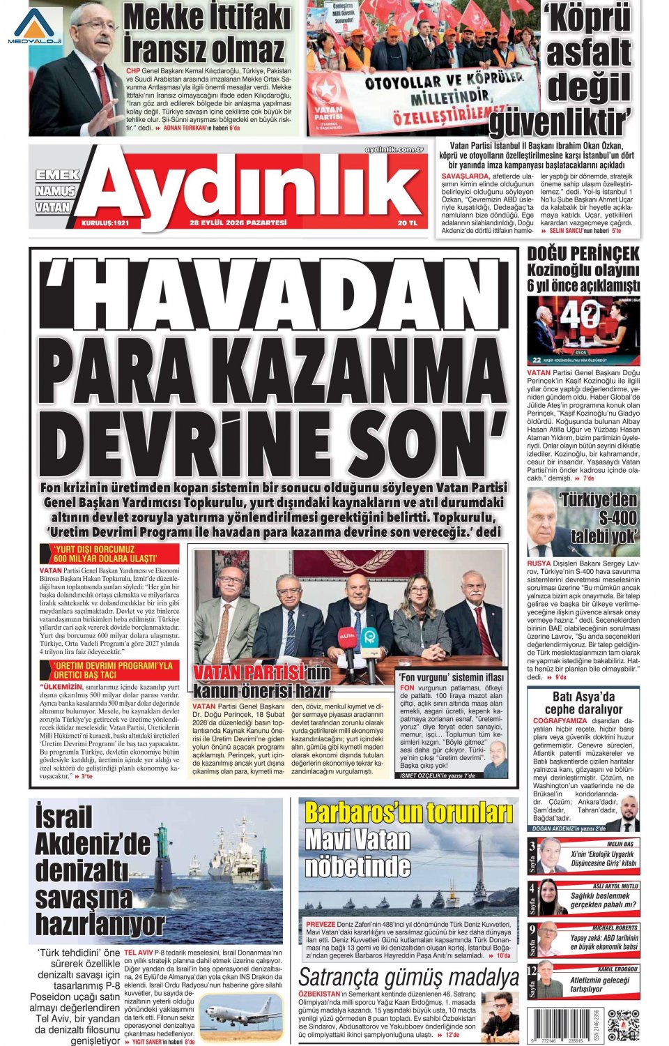 Aydınlık Gazetesi