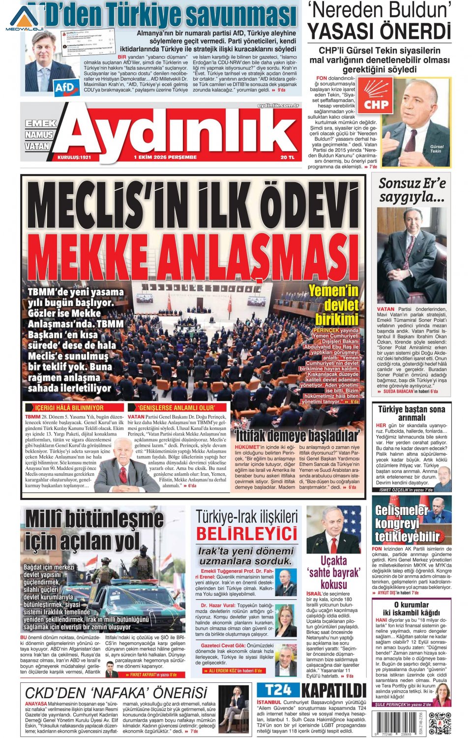Aydınlık Gazetesi