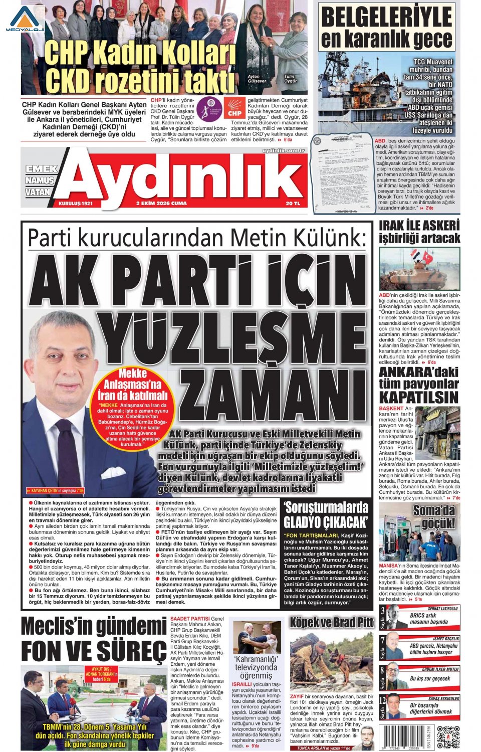 Aydınlık Gazetesi