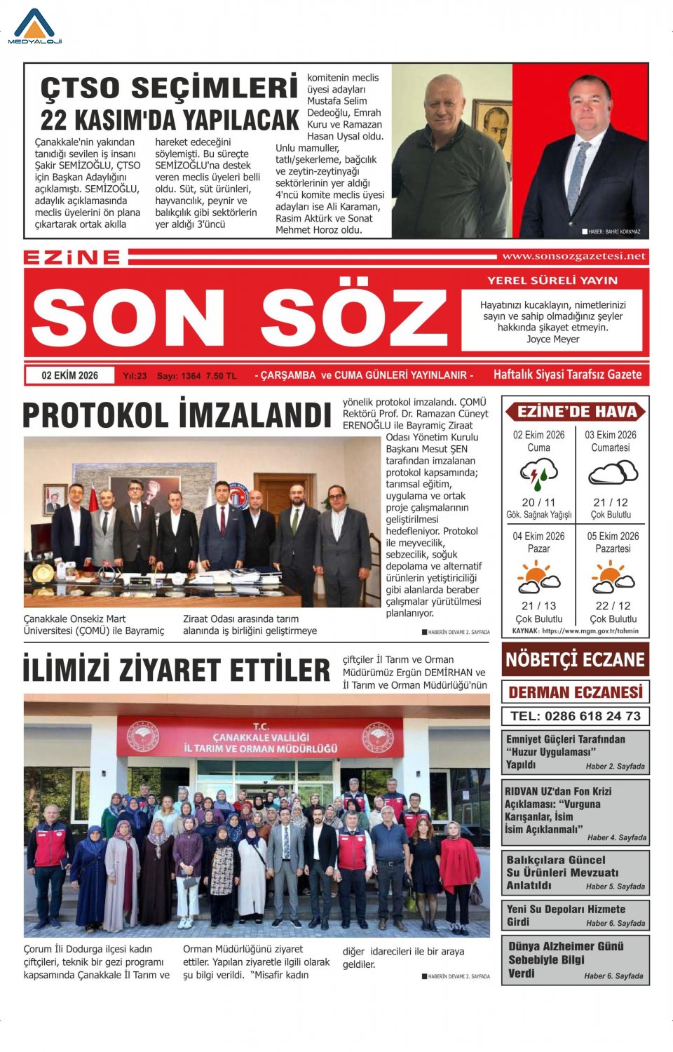 Ezine Son Söz Gazetesi