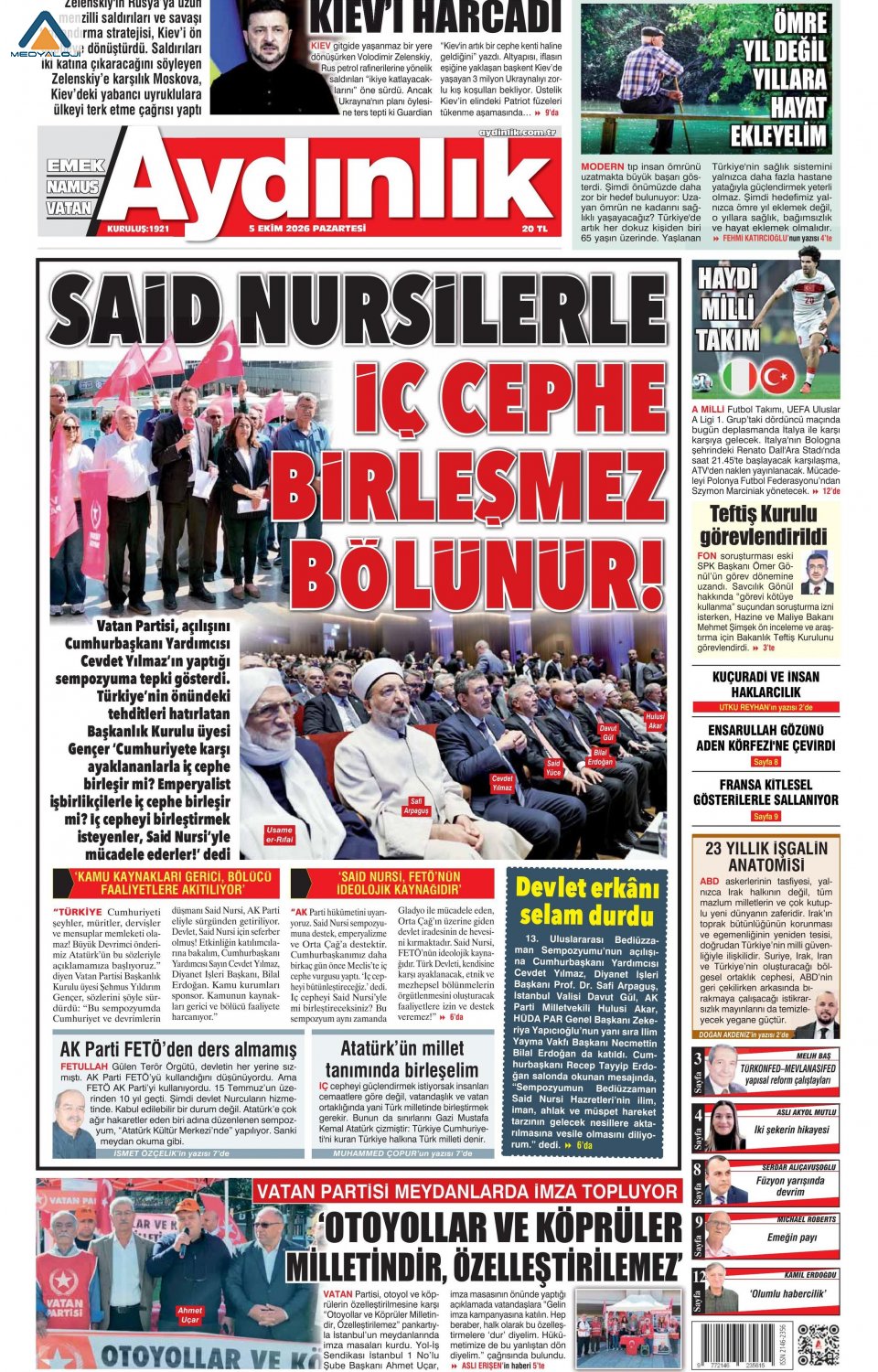 Aydınlık Gazetesi