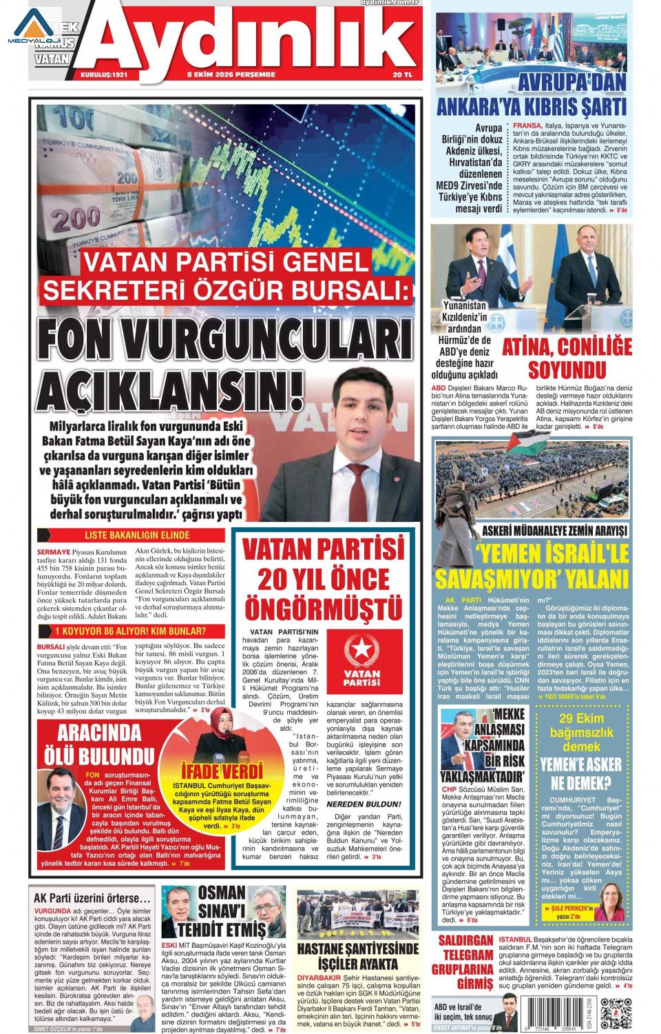 Aydınlık Gazetesi