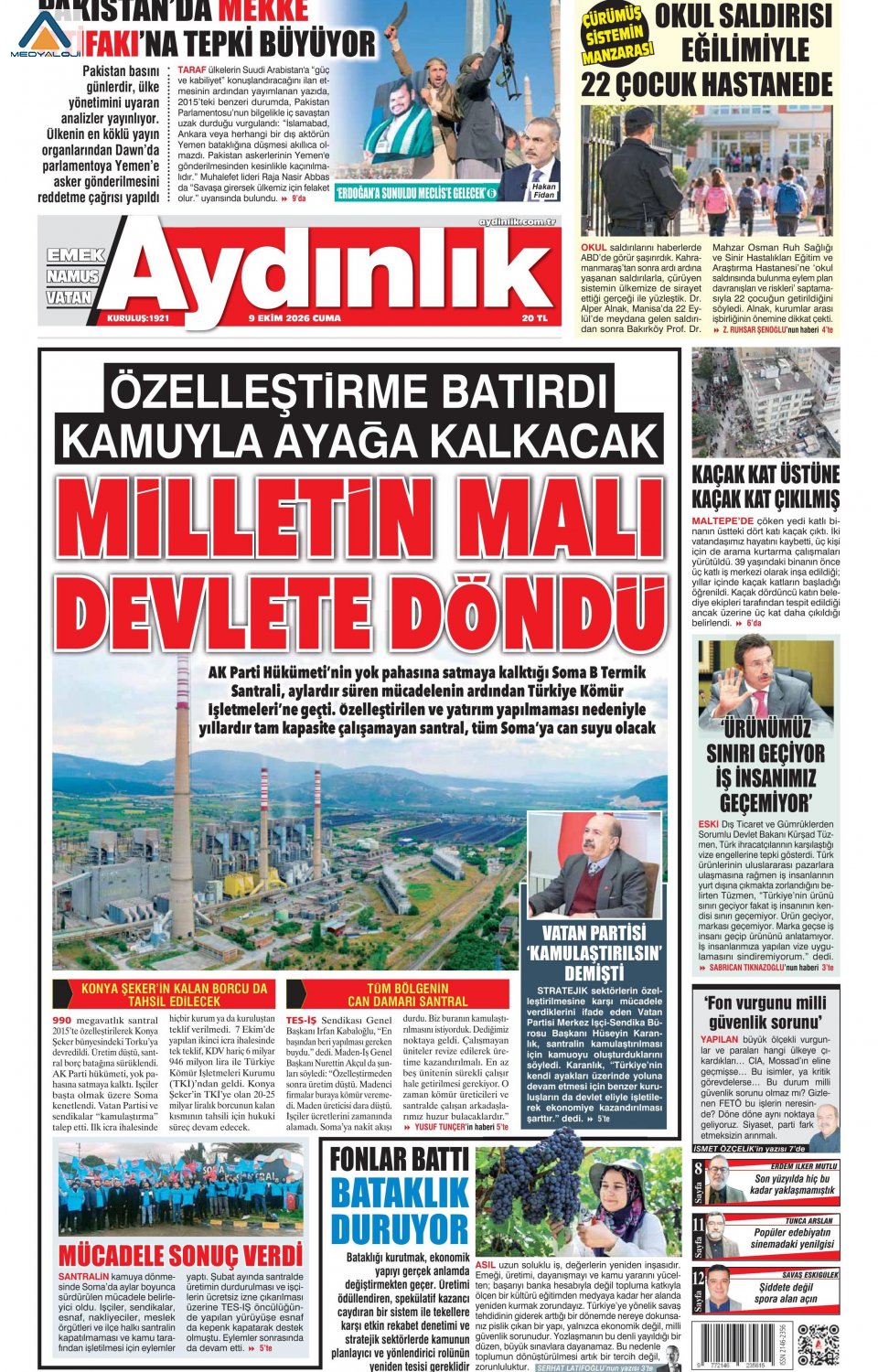 Aydınlık Gazetesi