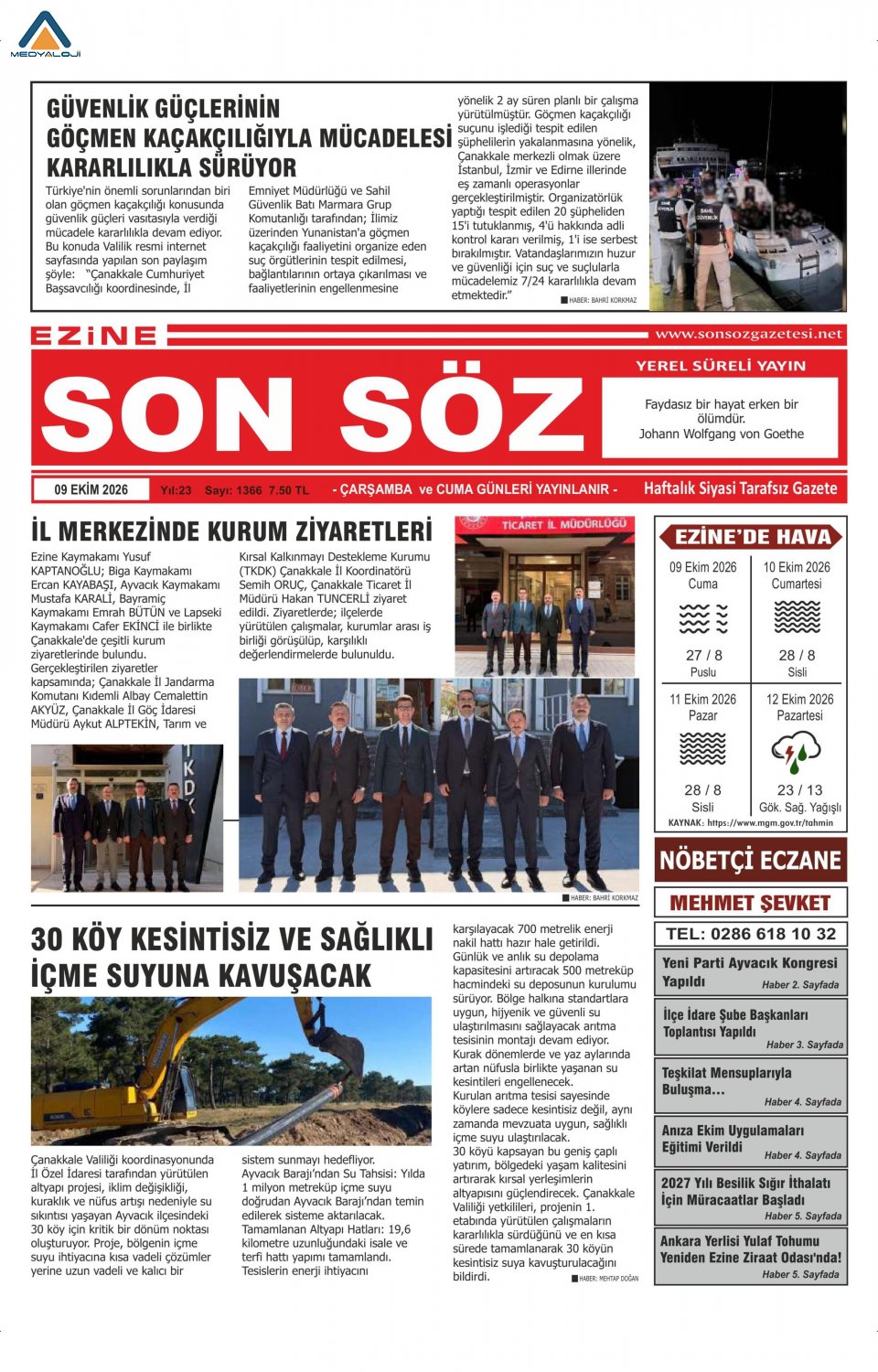 Ezine Son Söz Gazetesi