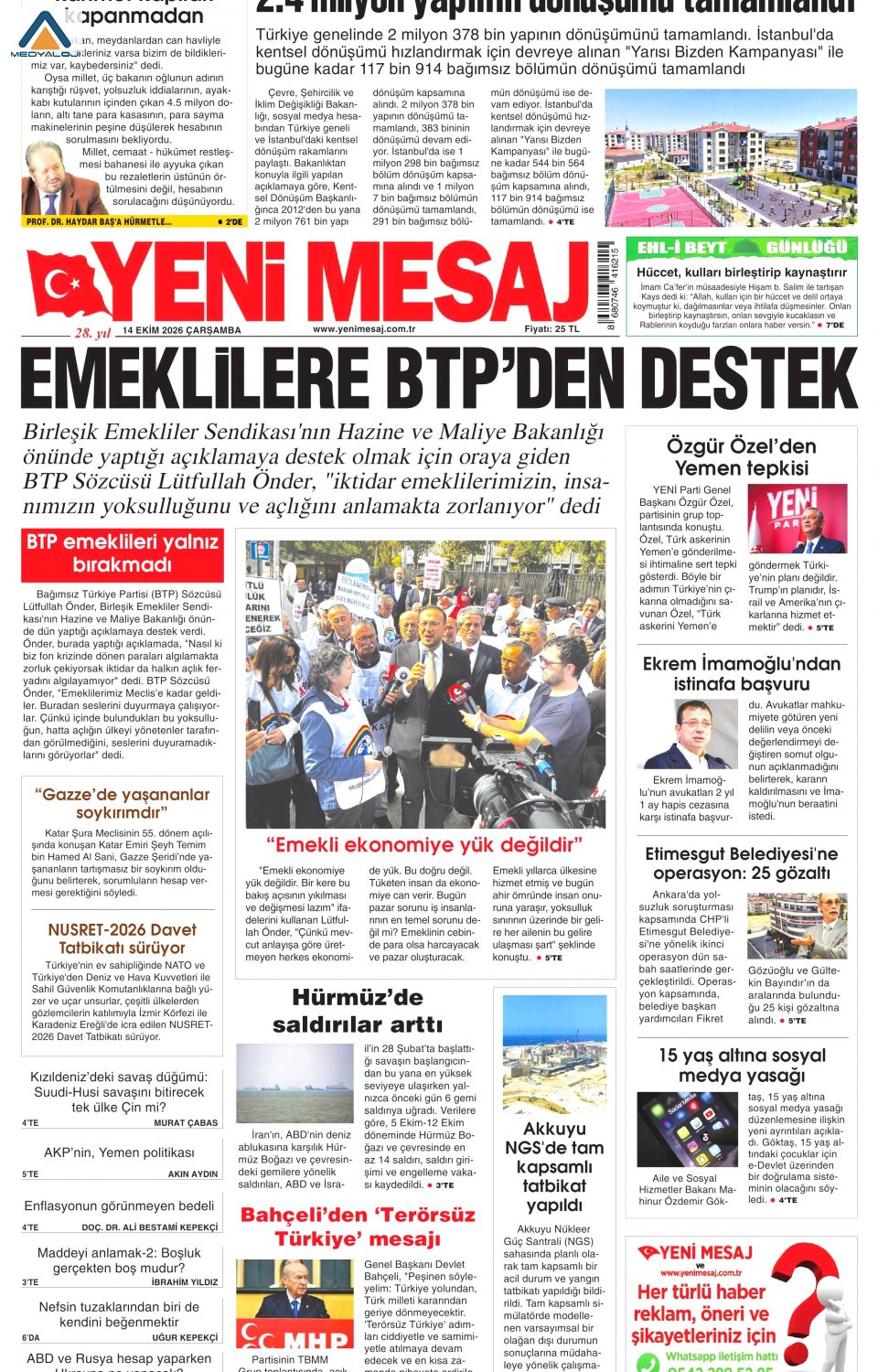Yeni Mesaj